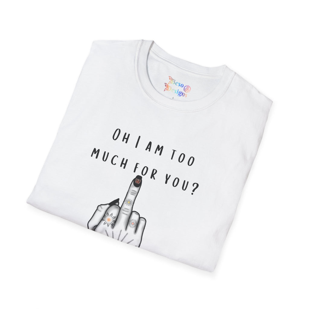 Graphic T-Shirt Middle Finger Tattoo Design