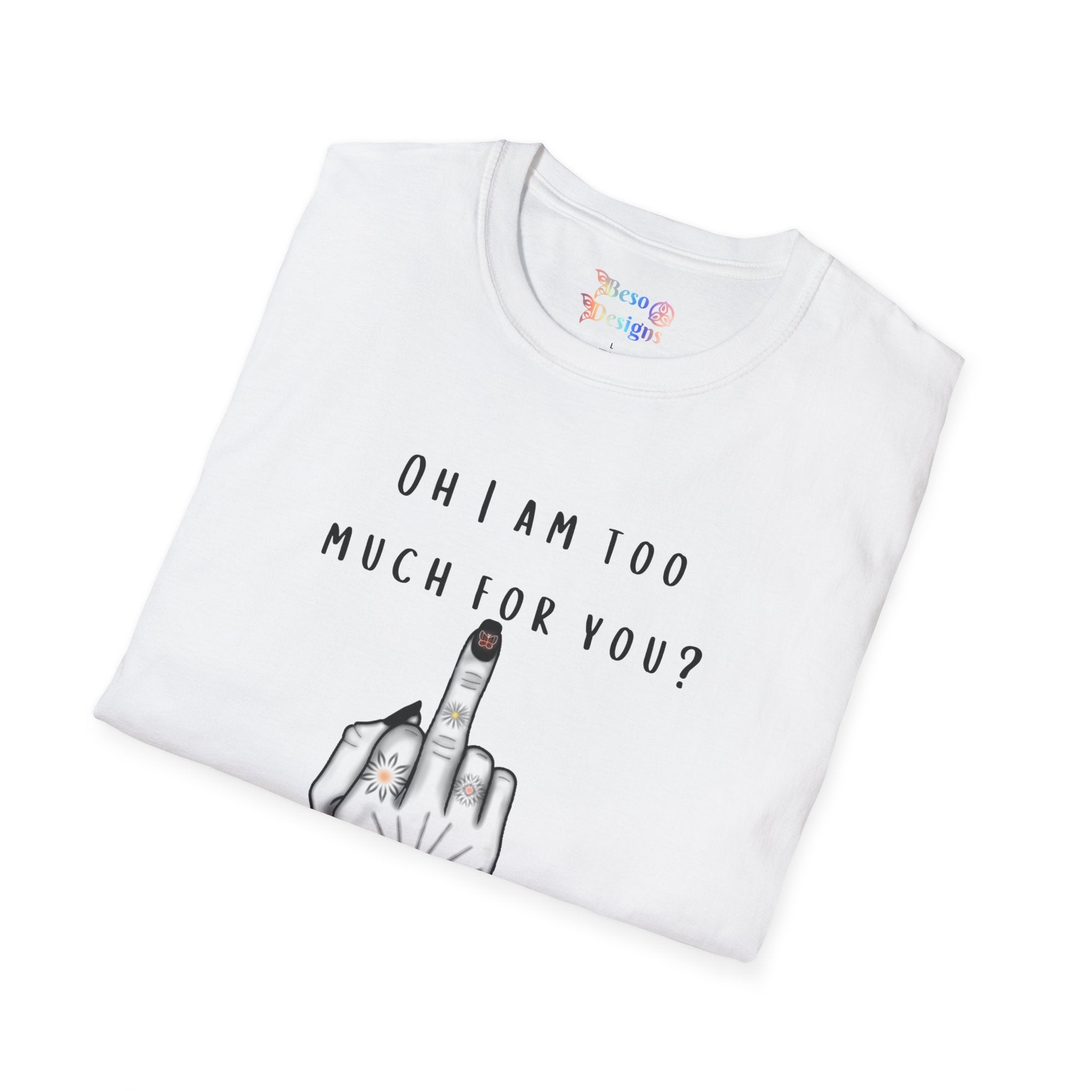 Graphic T-Shirt Middle Finger Tattoo Design