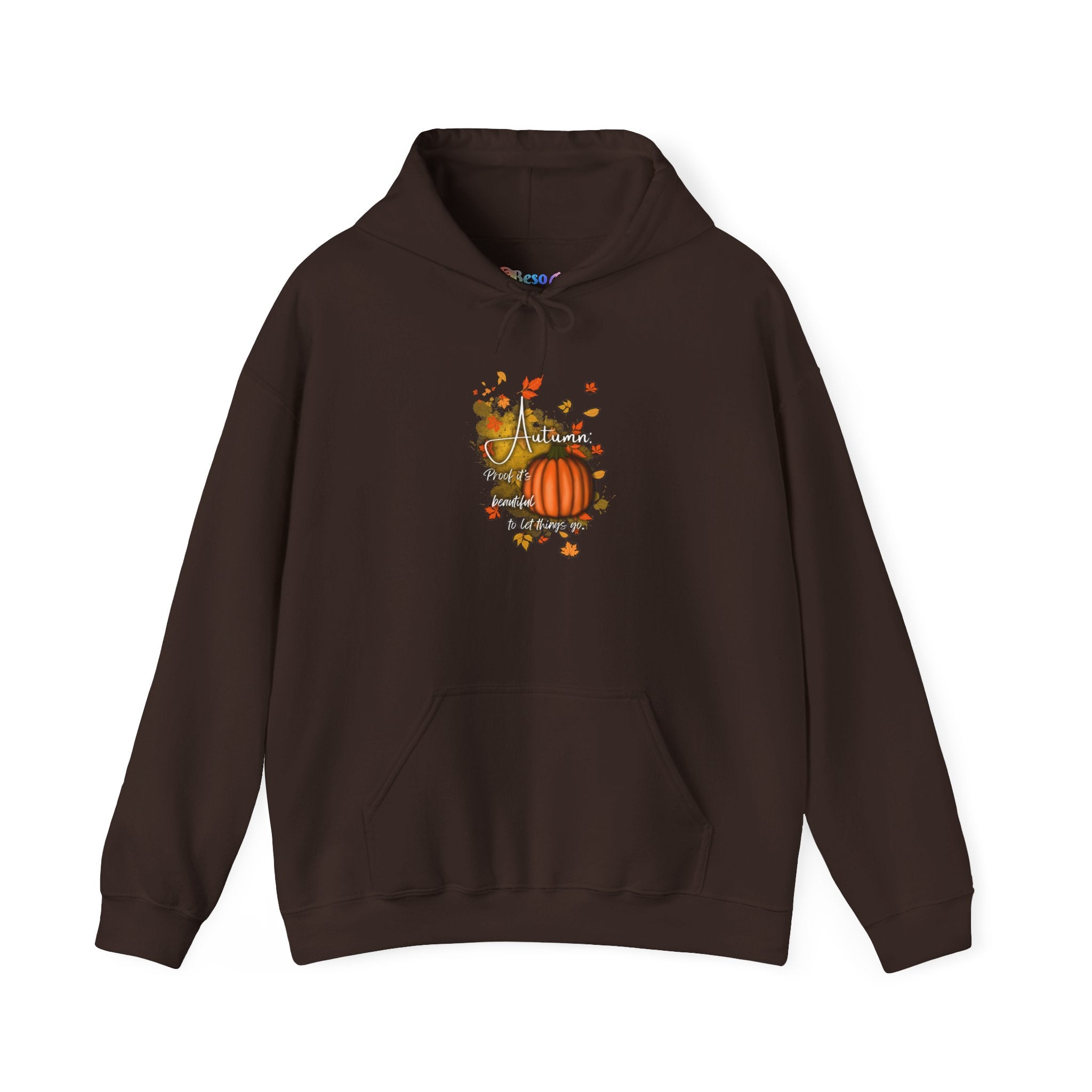 Autumn Pumpkin Sweatshirt - Cozy Fall Hoodie, Unisex Hooded Sweatshirt, Perfect for Halloween, Thanksgiving, Gift for Him and Her