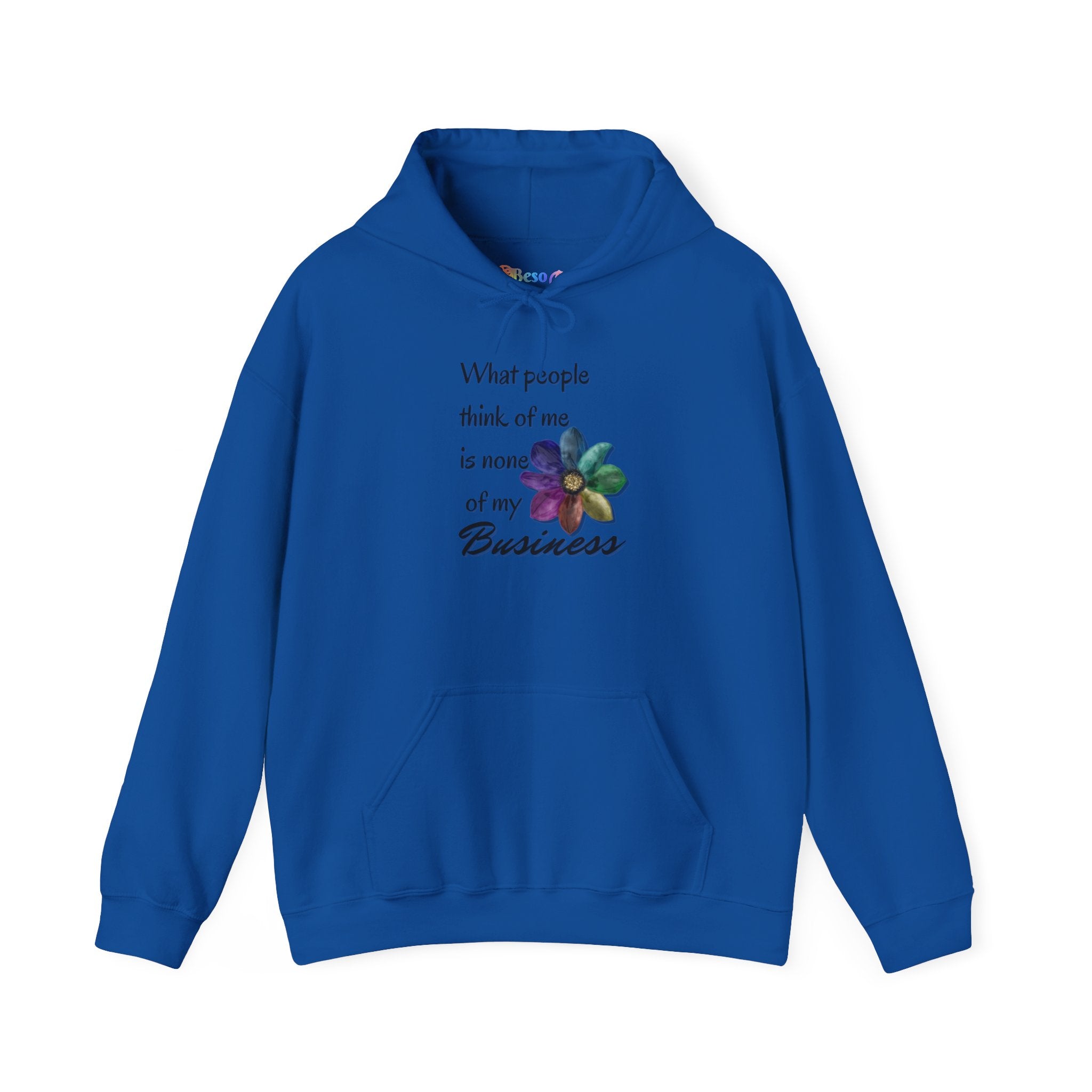 Hooded Sweatshirt - Rainbow Flower Design - Unisex Heavy Blend™