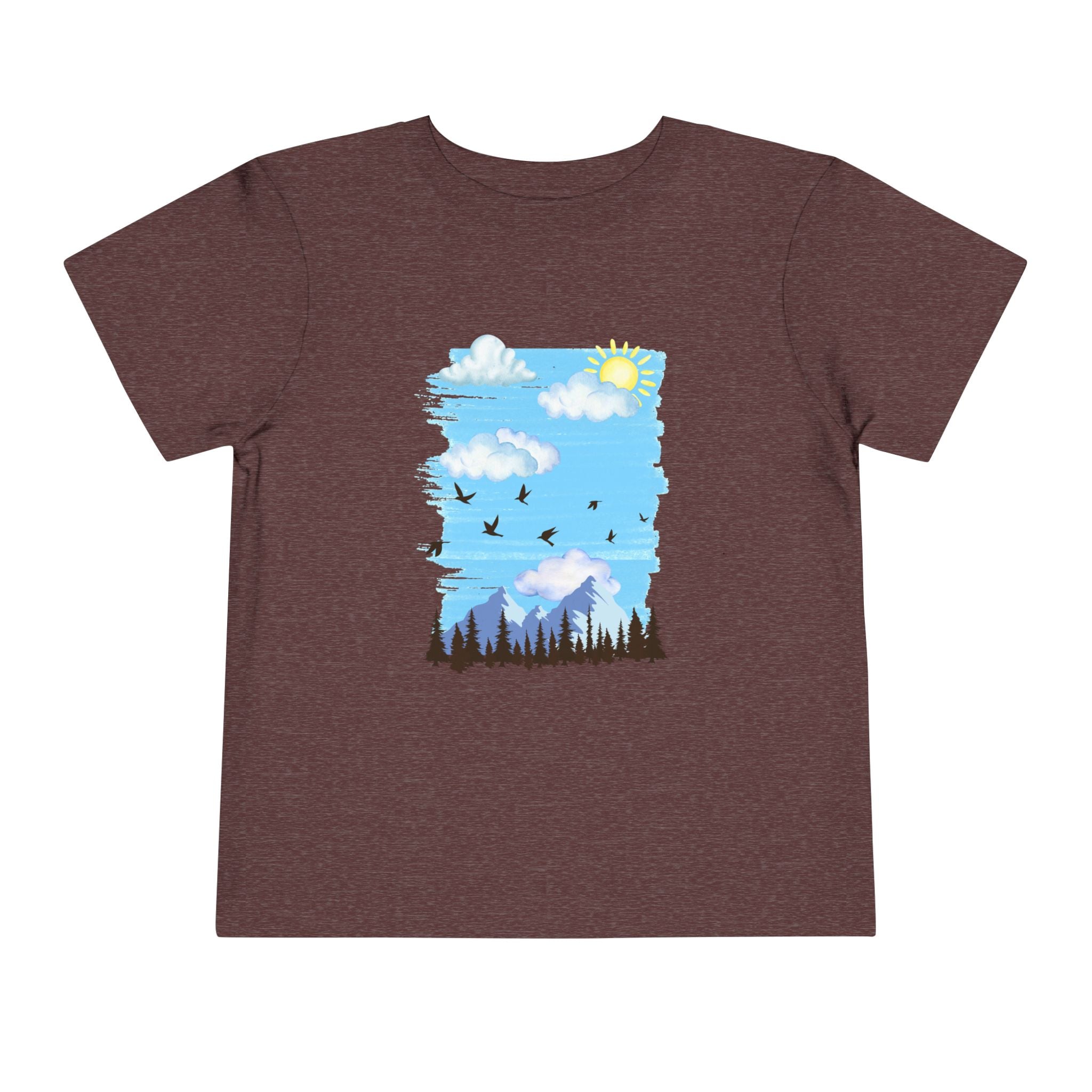 Toddler Tee - Mountain Outdoor Scene