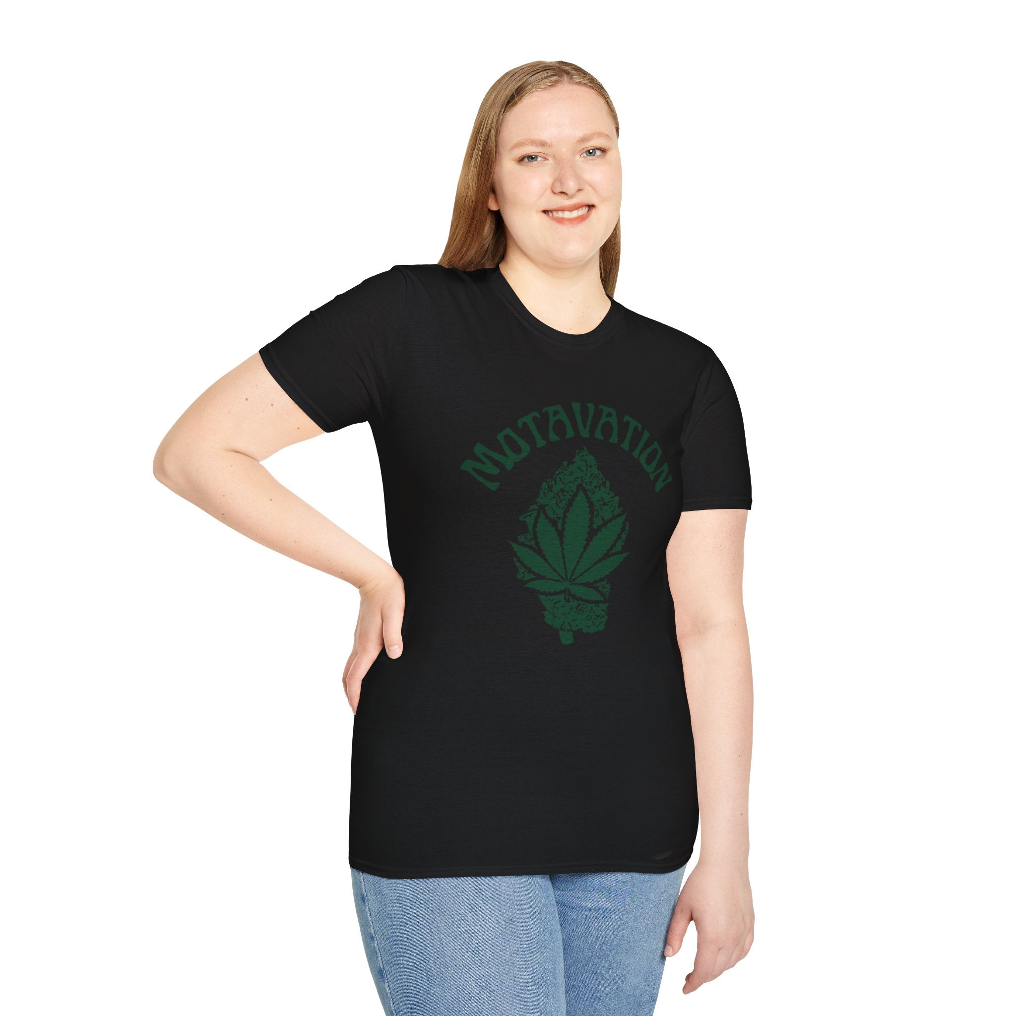 Marijuana Leaf and Bud Unisex T-Shirt - Motavation Design