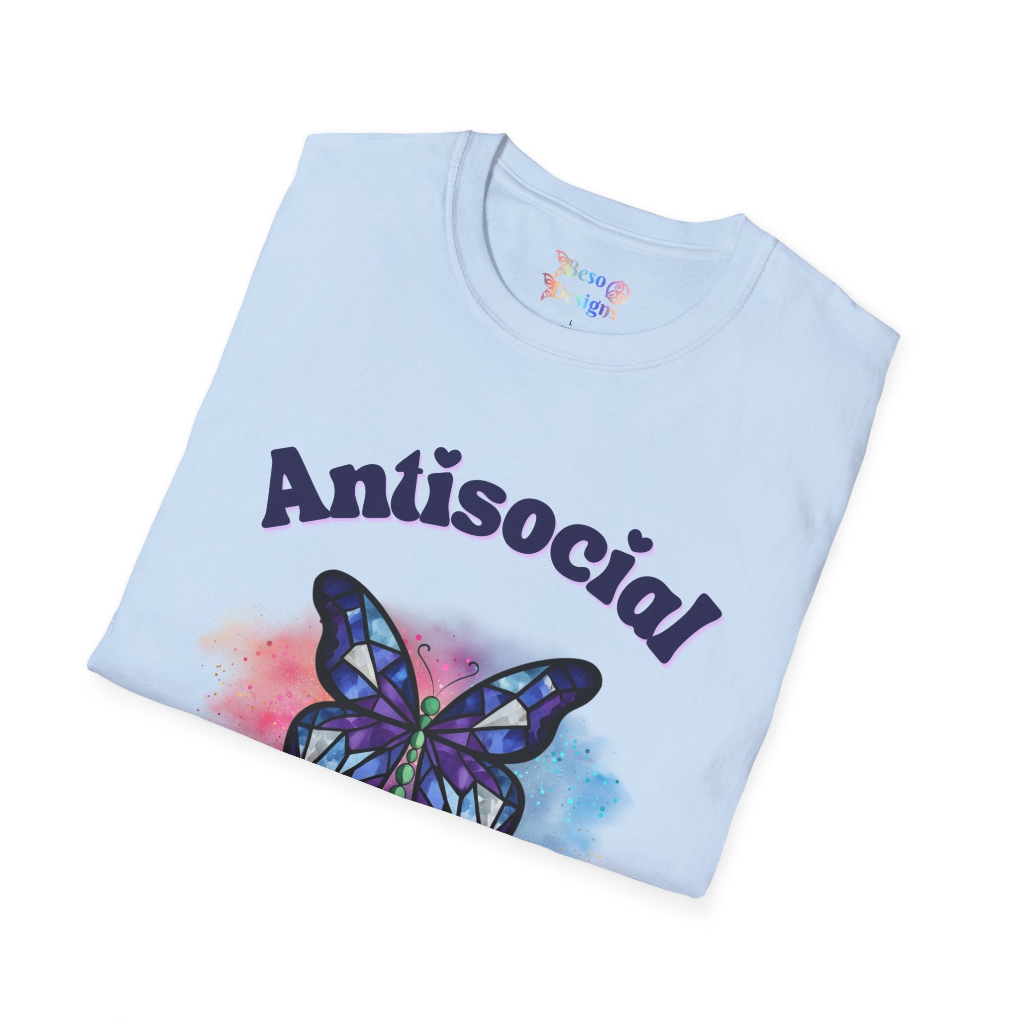 Butterfly Unisex T-Shirt - Antisocial Design
