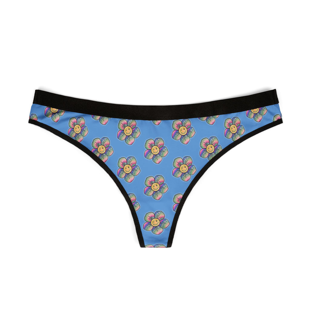 Floral Women's Thongs | Comfortable Lingerie, Gift for Her, Everyday Wear, Vacation Essentials, Spring Fashion